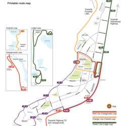 Jasper Transit Map - Jasper Bus Route